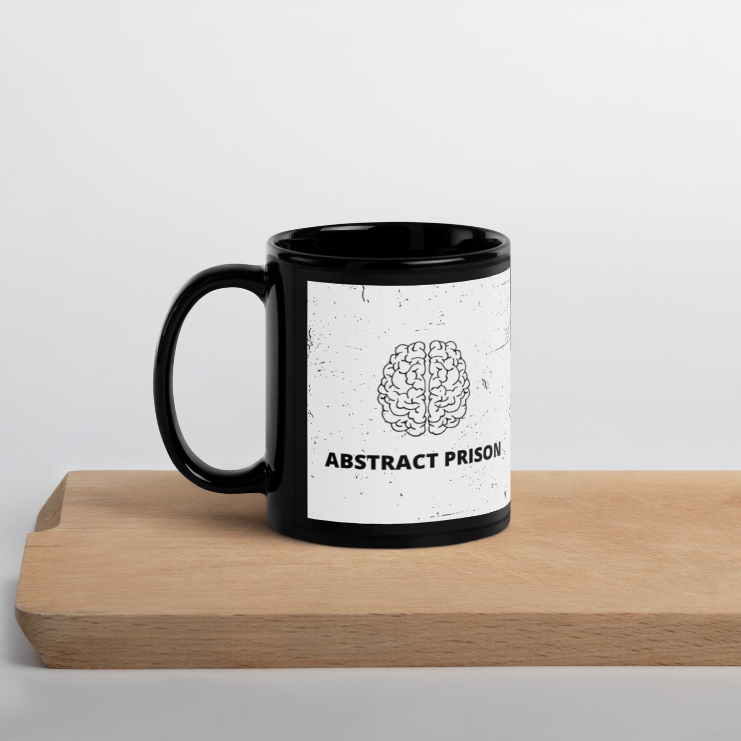 Abstract Prison - Black Glossy Mug