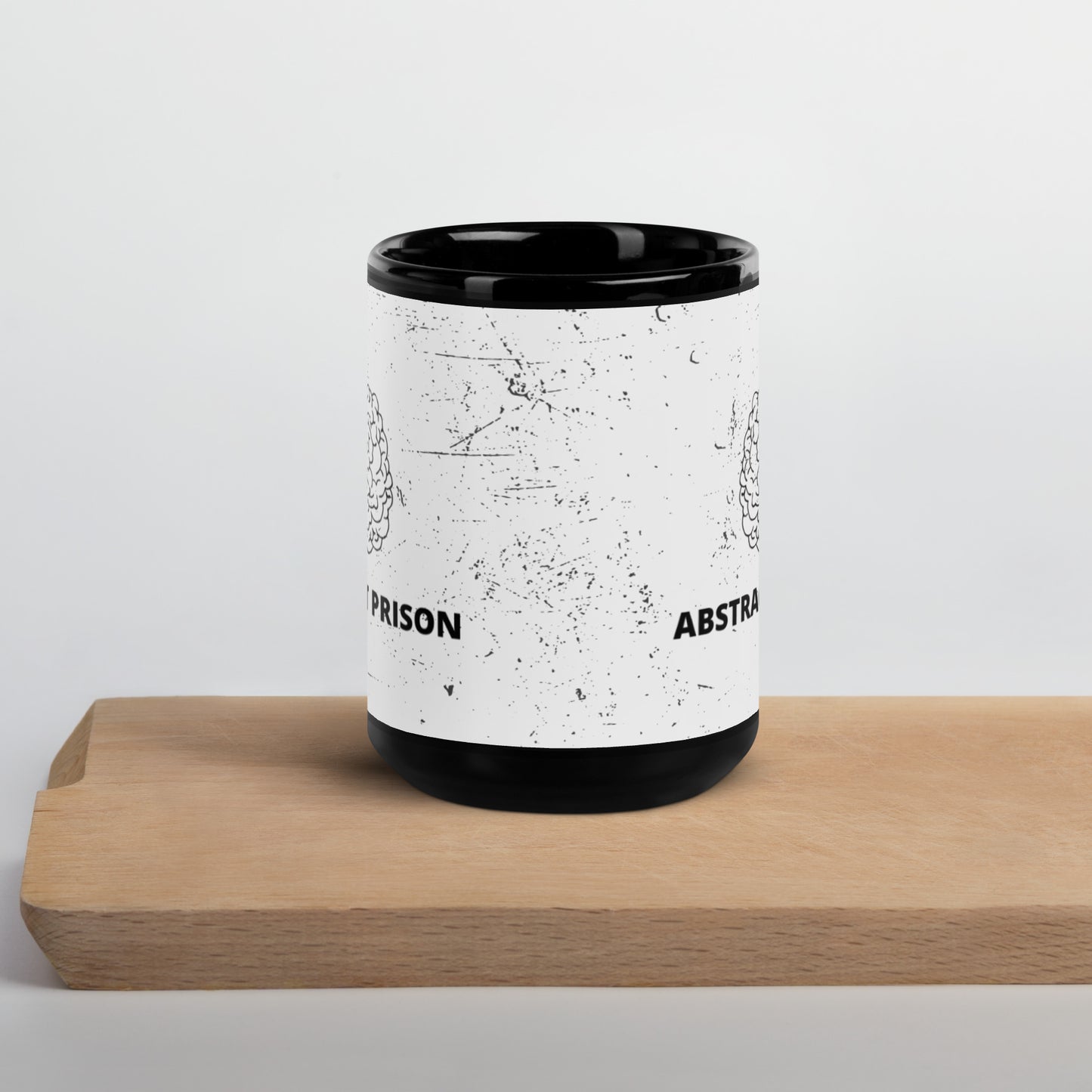 Abstract Prison - Black Glossy Mug